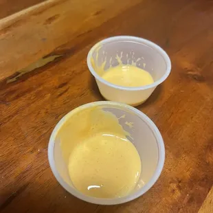 Barely any white sauce