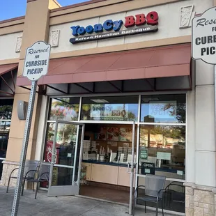 Front of store