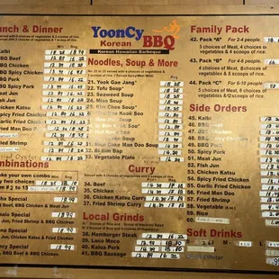 Menu as 1/19/24