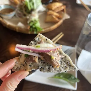 Beef carpaccio- bo tai chanh