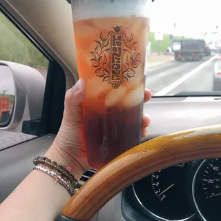 Honey Black Tea with Cheese Foam