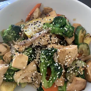 Loaded with protein ( more than daily requirement ) &amp; fresh vegetables