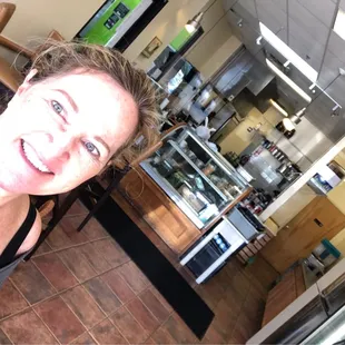 Fueling up after a Gym Jax workout!!! ‍