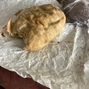 Lemon chicken pastie