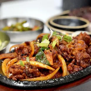 Spicy pork