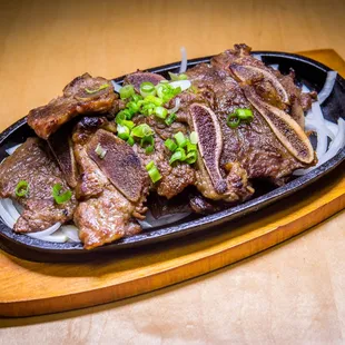 kalbi platter- marinated short rib