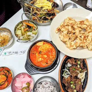 63. La Galbi & Soon Tofu Combo