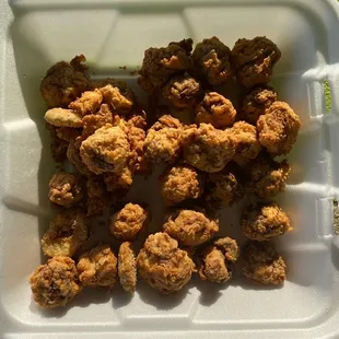 Fried mushrooms
