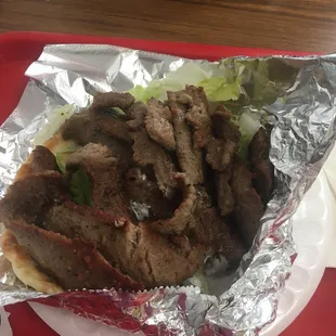 Add feta and get extra sauce! You'll NEED it! One of the best gyros ever! AMAZING!