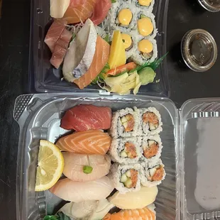 Nigiri and Sashimi Combo