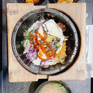 Hot Stone Bowl Bibim-Bap