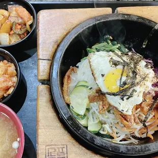 Hot Stone Bowl Bibim-Bap