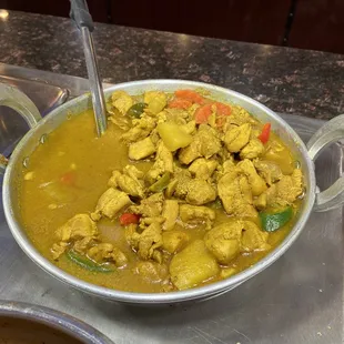 They now have chicken curry.