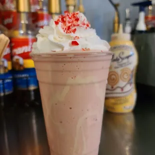 Peppermint Vanilla Frozen Coffee