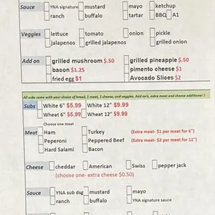 Current menu 09/15/2023