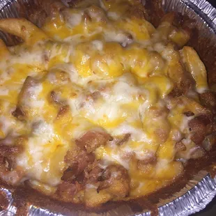 Crazy Fries with bacon and cheese $4.99...my favorite!