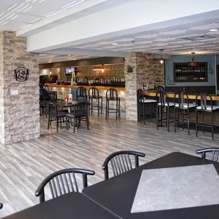 the interior of the restaurant