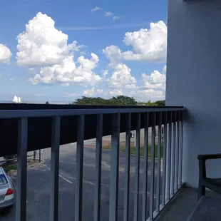 Seated view from 2nd floor balcony.