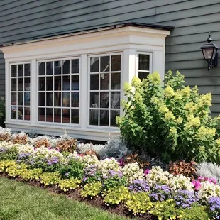 The landscaping is just beautiful