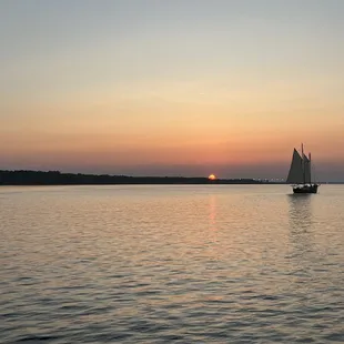 Sunset over the York River.