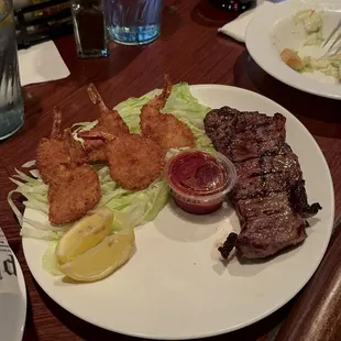 Steak and shrimp