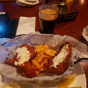 Their specialty....fish and chips