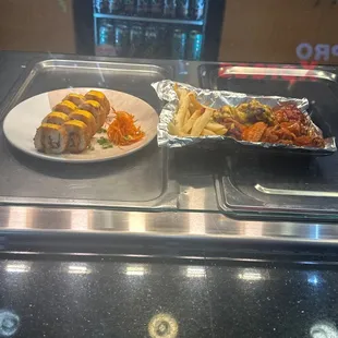 Cordon Blue Roll and Wings