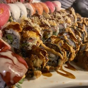 Sushi in many forms!