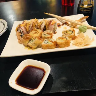 El Diablo roll is very spicy!