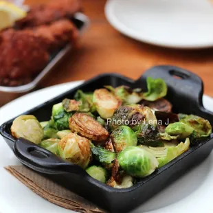 Honey Wasabi Brussel Sprout ($8) - sweet, savory, and spicy