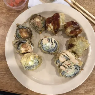 The sushi was absolutely ABSOLUTELY AMAZING!