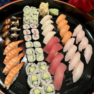 sushi, sushi and sashimi, sashimi, food