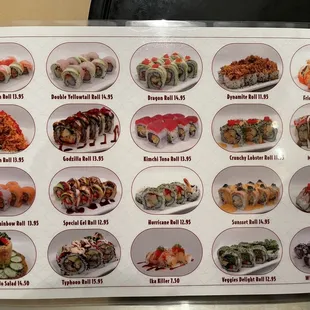 ramen and noodles, menu