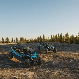 Ride over granite plains on the UTV tours and rentals.
