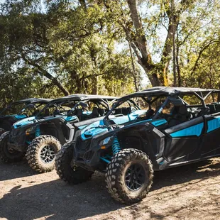 UTVS at trailhead where your fun begins!