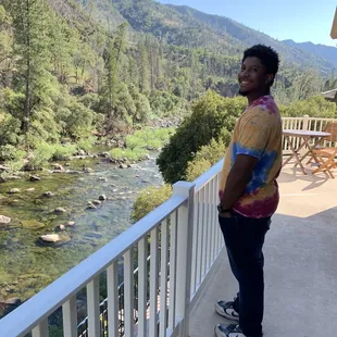 Porch view of the sunflower room