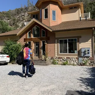 Parking right up front.