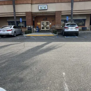 outside