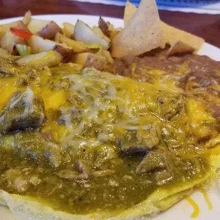 Chile Verde Omelette