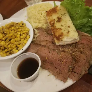 Slow Smoked Tri Tip and Grilled Chicken