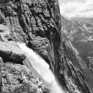 The view from the top Yosemite Falls YNP June 2023