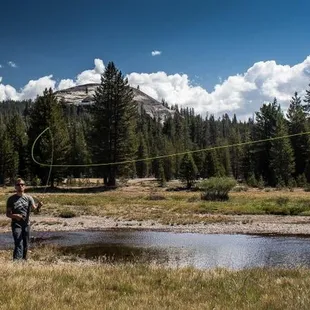 Fly fishing in Yosemite high country