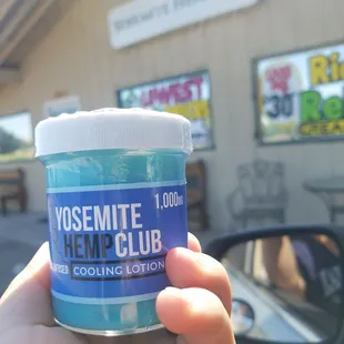 100% pure CBD cooling lotion