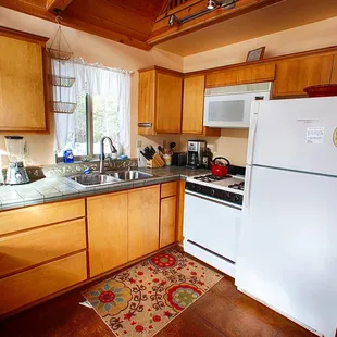 Kitchen area of the Sage Cabin