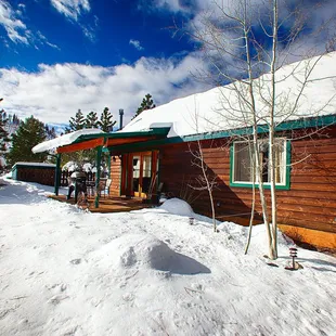 Sage Cabin after a snow storm