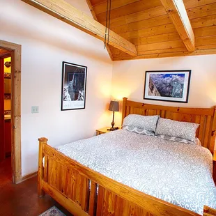 Bedroom in the Lupin Cabin