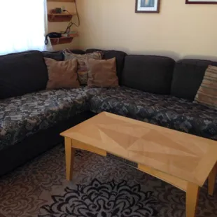 Living Room, couch is comfy!