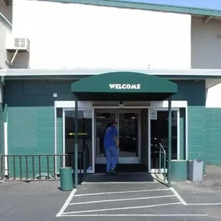 West entrance
