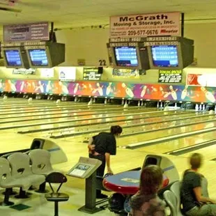 bowling lanes