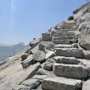 Up the subdome. Not an easy stretch to get to the cables